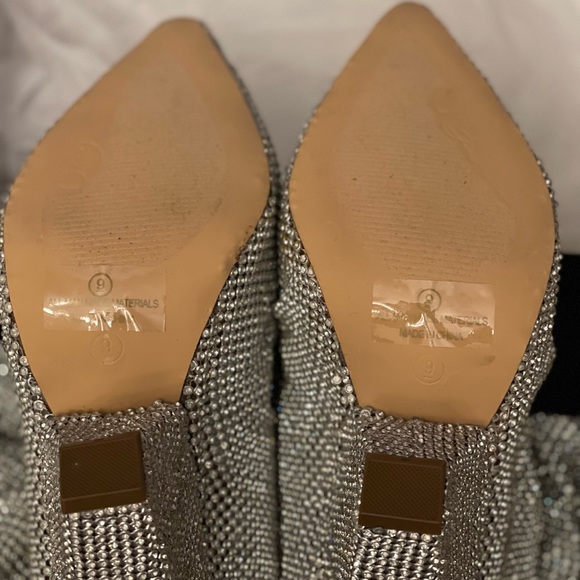 Embellished Rhinestone Crystal Covered Knee High (New with Defects) - Picture 14 of 14